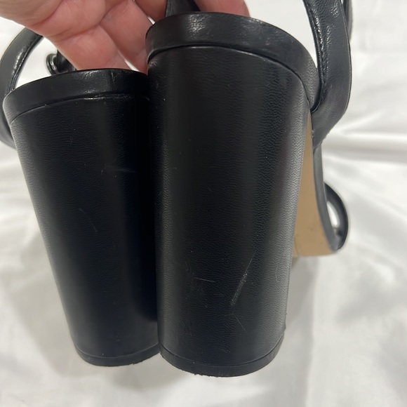 Mix No. 6 black chunky high heel sandals - Picture 5 of 6